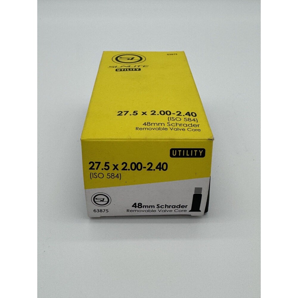 Sunlite Utili-T Thorn Resistant Schrader Valve Tubes 27.5x2.00-2.40 SV - Picture 2 of 5